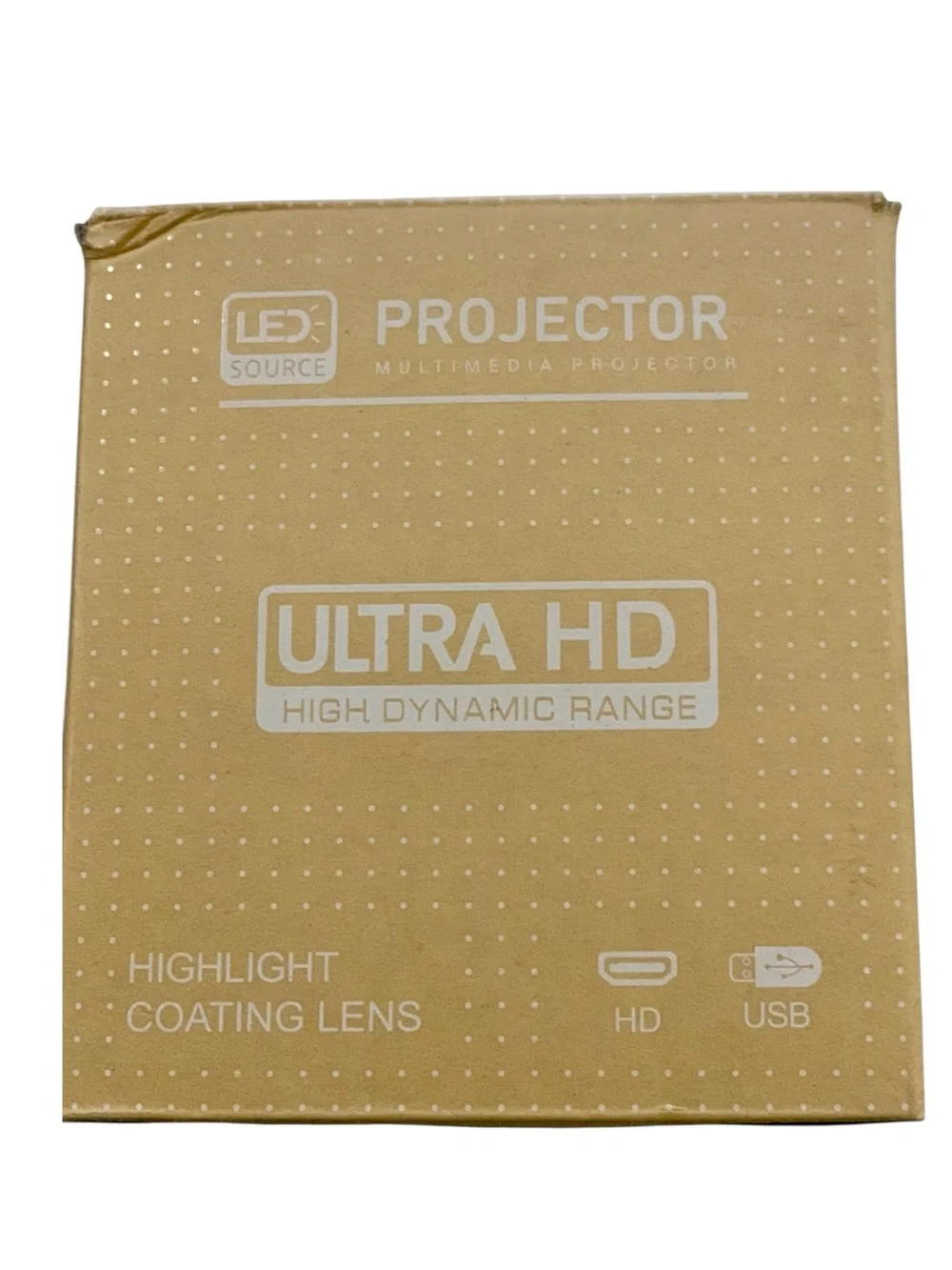 Ultra LED Mini MultiMedia Projector Dynamic Range White Led Source